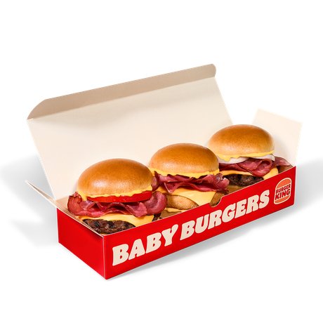 Baby Burgers Bacon Cheddar