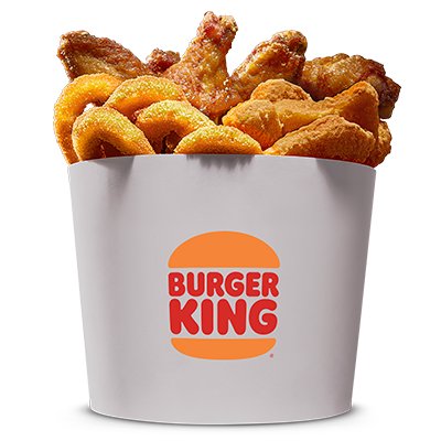 Cubo King Aros, King Nuggets y Alitas