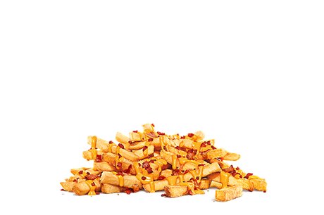 Loaded King Fries with Bacon