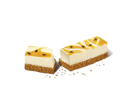 Mango and Passionfruit Cheesecake Bar