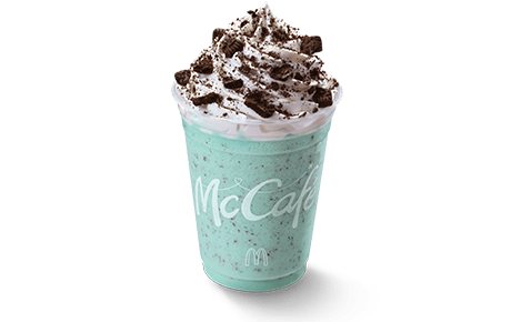 Cookies & Choco Mint Frappe — McDonald's Japan
