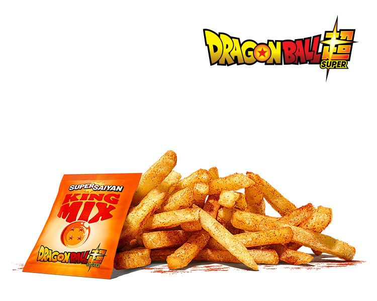 Super Saiyan Shaker Fries (large) — Burger King Germany