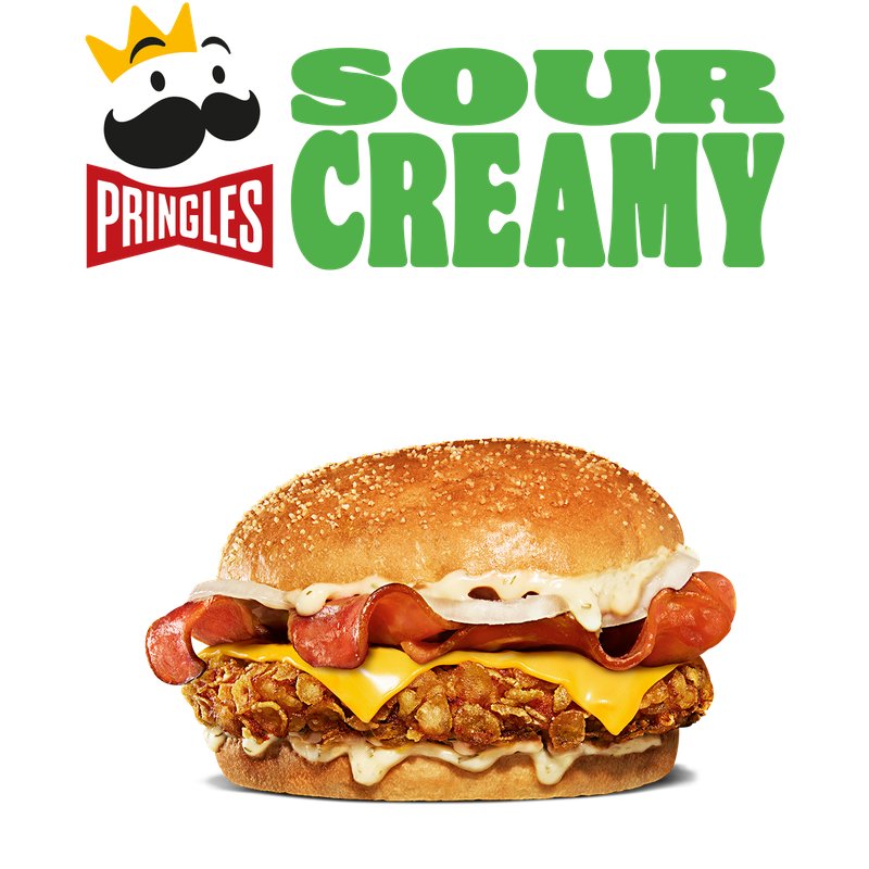 Pringles Sour Creamy Chicken — Burger King Spain