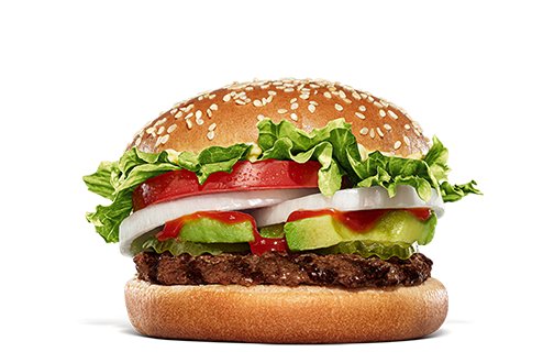 Avocado Whopper Jr. — Burger King Japan