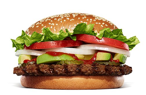 Avocado Whopper — Burger King Japan