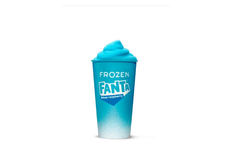 Frozen Fanta - Blue Raspberry — Burger King UK