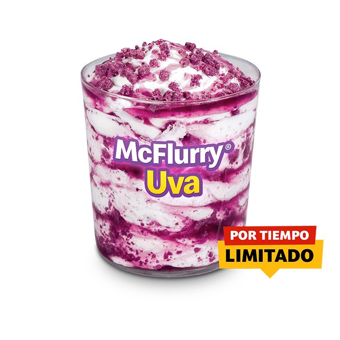 Crunchy Grape McFlurry — McDonald's Guatemala