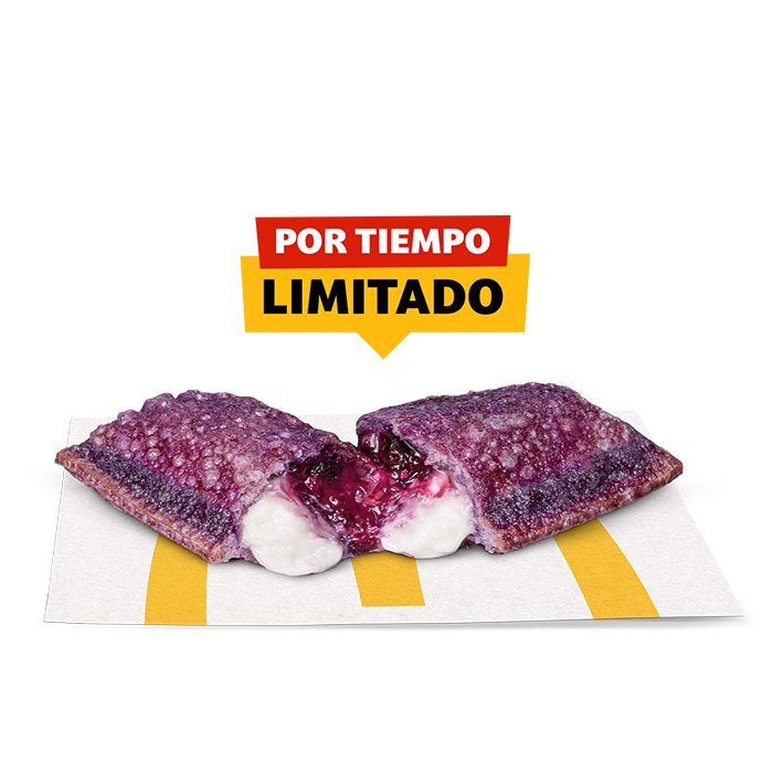 Blueberry & Cheese Pie — McDonald's Guatemala