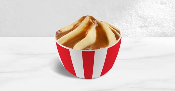 Mashed potato, individual — KFC Mexico