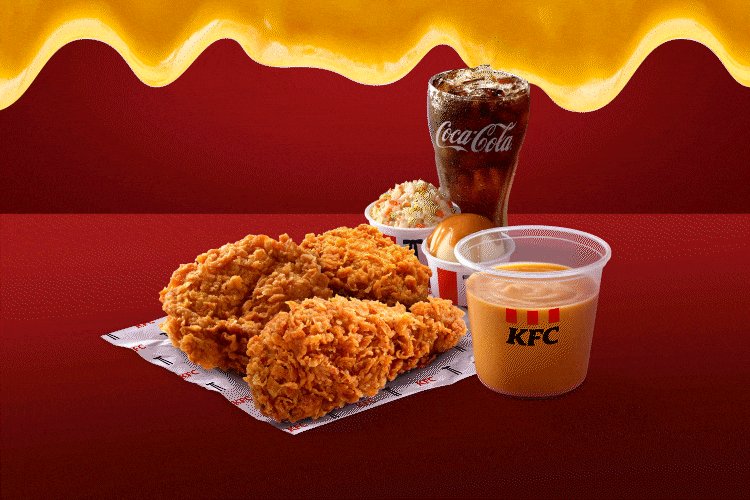 3-pc Dunked Cheesy Crunch Combo — KFC Malaysia