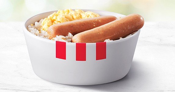 A.M. Cheese Hotdog Rice Bowl — KFC Philippines
