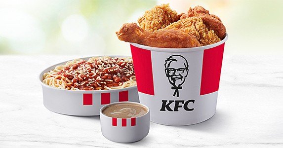 Bucket of 6 with Spaghetti Platter — KFC Philippines