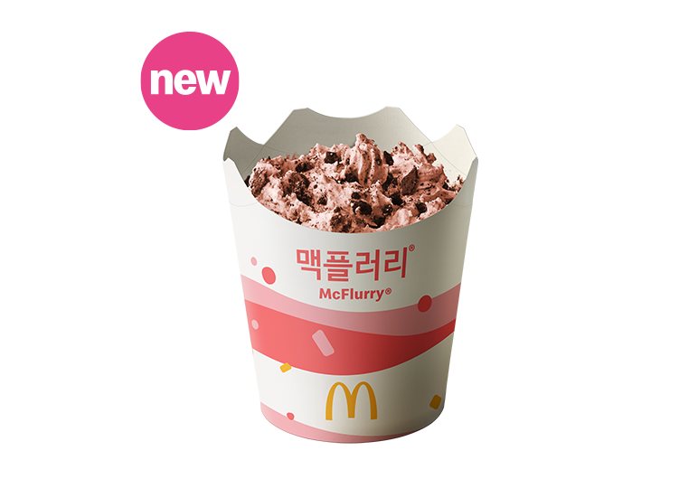 Very Strawberry McFlurry — McDonald's Korea