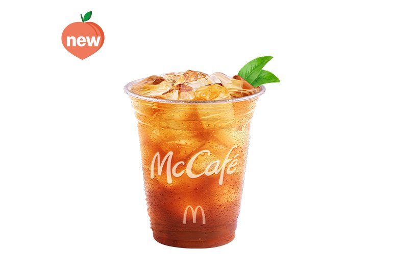 Peach Iced Tea — McDonald's Korea