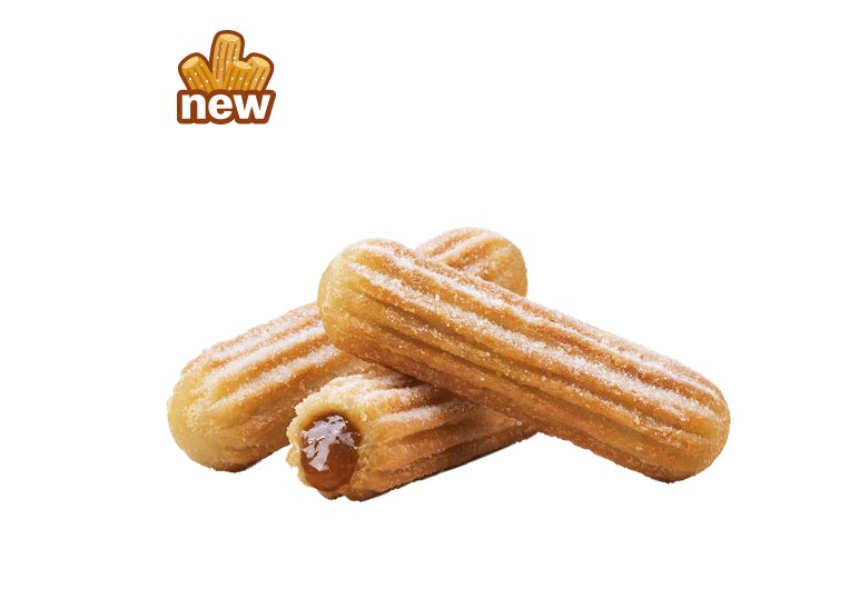 Salted Caramel Churros — McDonald's Korea