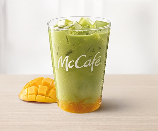 Iced Oat & Mango Matcha — McDonald's Poland