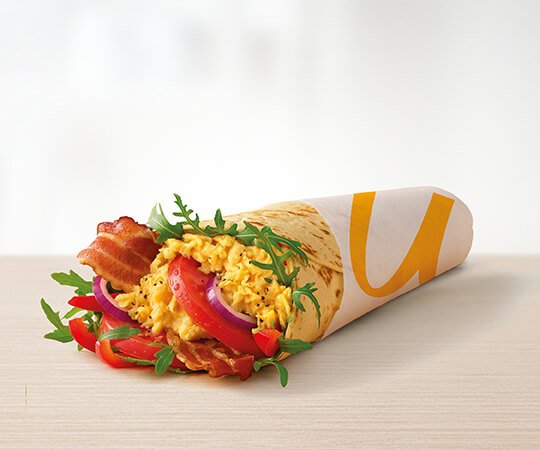 Scrambled Egg & Bacon Breakfast McWrap — McDonald's Poland