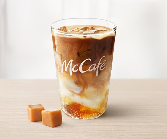Salted Caramel Iced Latte — McDonald's Poland