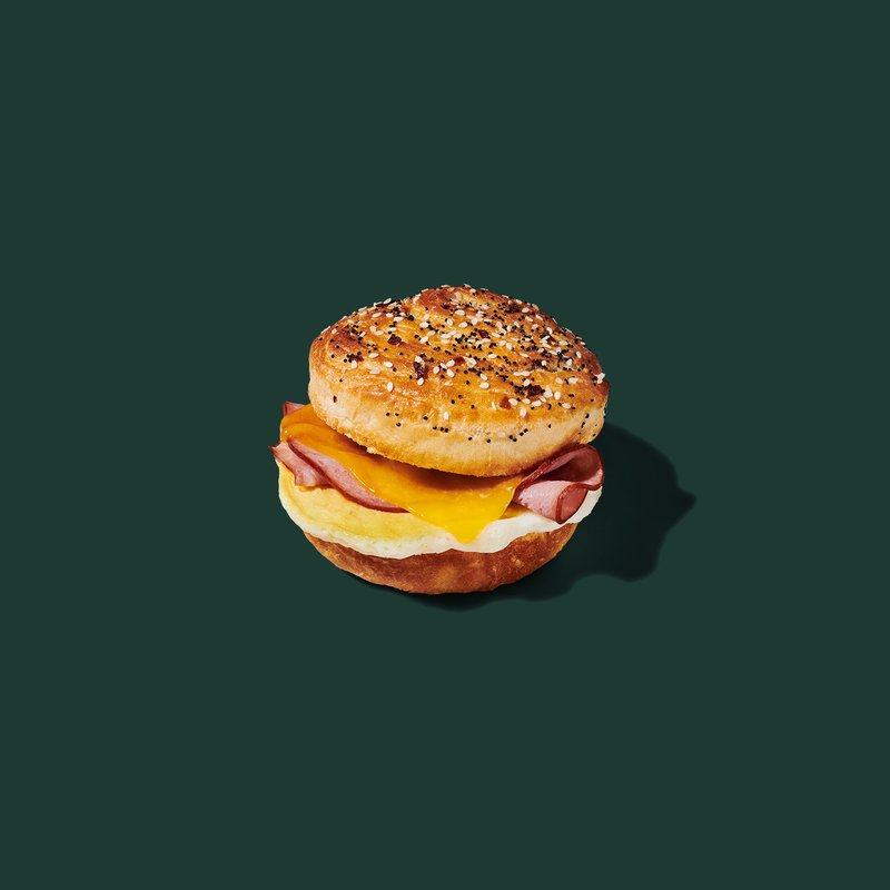 Everything Croissant & Roasted Ham Sandwich — Starbucks Canada