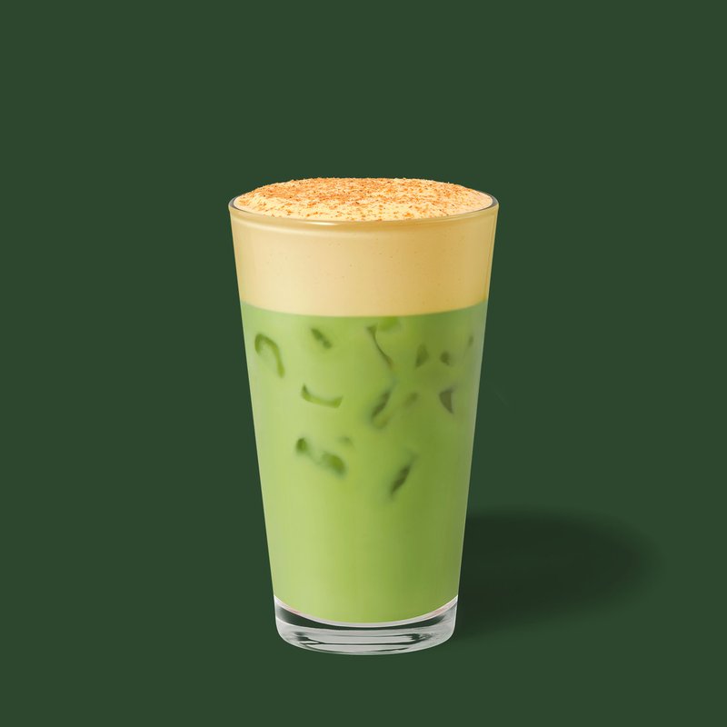Pumpkin Cream Iced Matcha Latte — Starbucks Italy