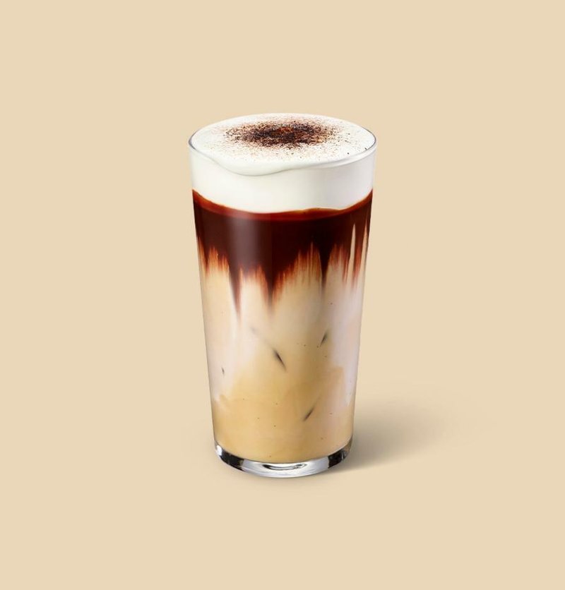 Iced Black Glazed Latte — Starbucks Korea
