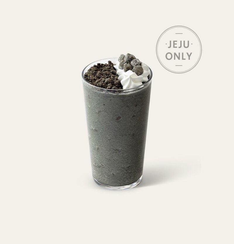 Jeju Black Sesame Cream Frappuccino — Starbucks Korea