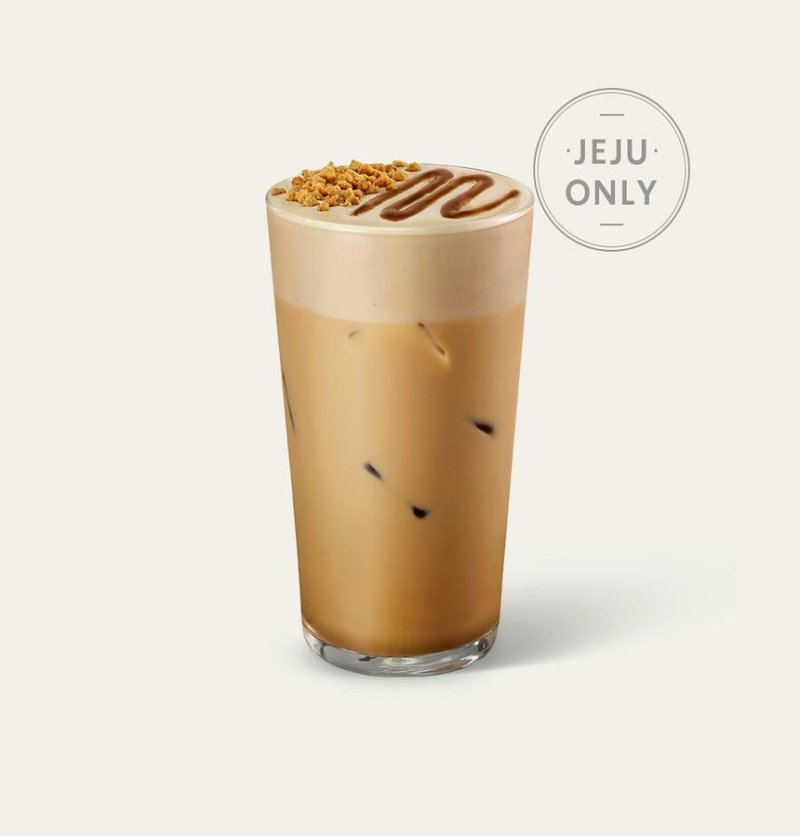 Peanut Cream Cookie Einspanner Latte — Starbucks Korea