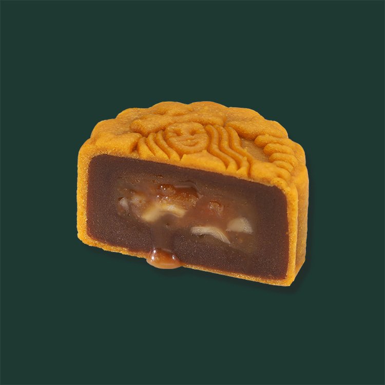 Caramel Coffee Macadamia Mooncake — Starbucks Singapore