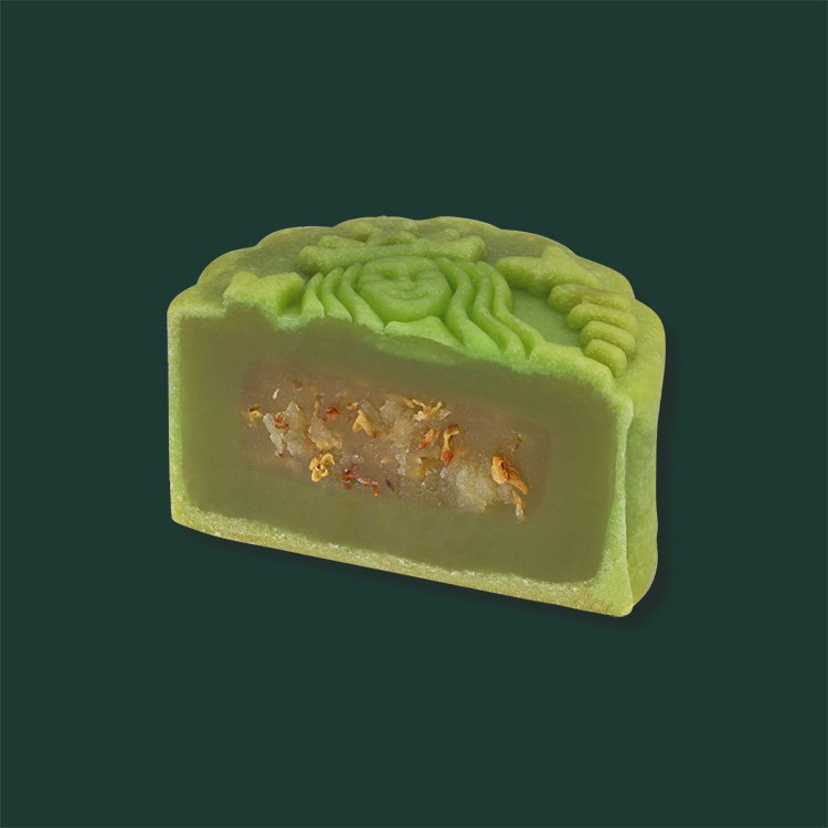 Pandan Osmanthus Mooncake — Starbucks Singapore