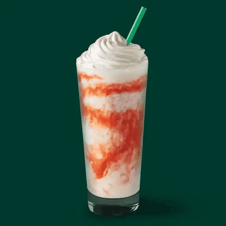 Strawberries & Cream Frappuccino — Starbucks Turkey