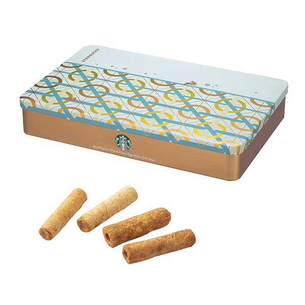 Starbucks Pork Floss Egg Rolls Gift Box — Starbucks Taiwan