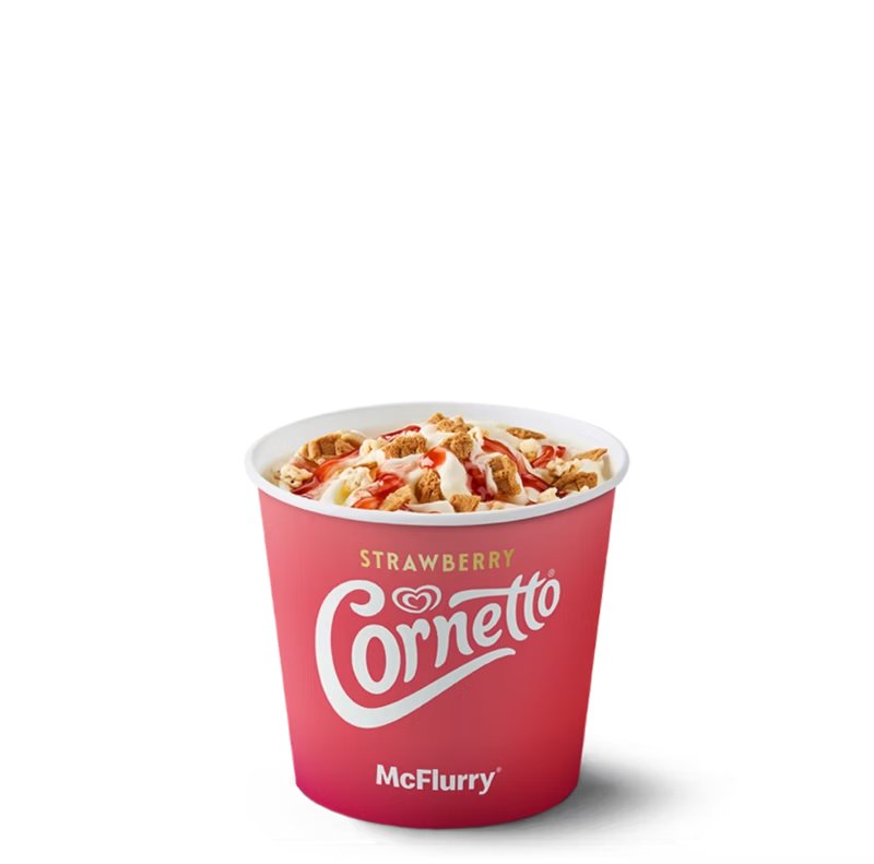 Cornetto Strawberry McFlurry — McDonald's UK