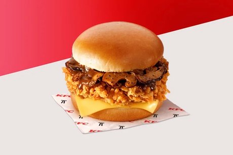 Crispy Fillet Burger Blackpepper Mushroom