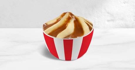 Mashed potato, individual