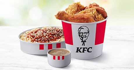 Bucket of 6 with Spaghetti Platter