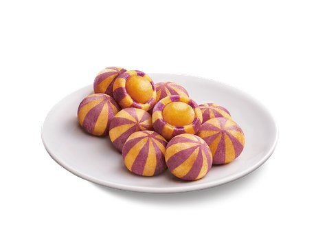 Two-Colour Sweet Potato QQ Balls