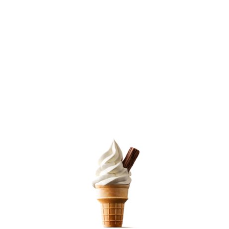 Soft Serve Cone with Cadbury Flake