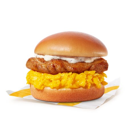 Grilled Chicken & Scrambled Egg Burger