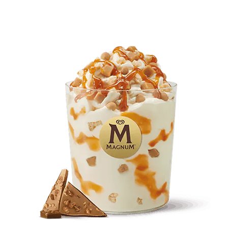 Magnum Gold Caramel McFlurry