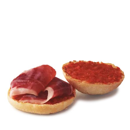 Toast with Tomato and Ham