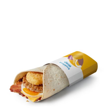 Breakfast Wrap with Brown Sauce