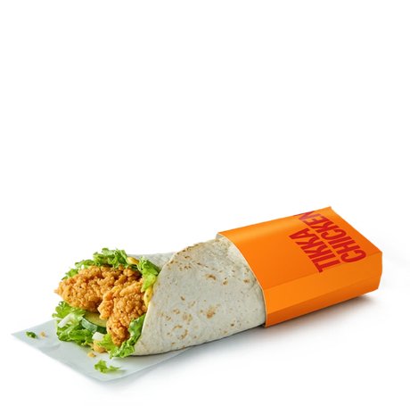 Crispy Tikka Chicken Wrap