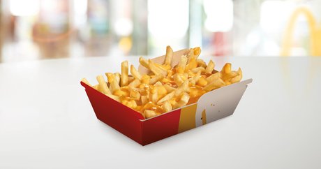 Loaded Fries with Cheddar