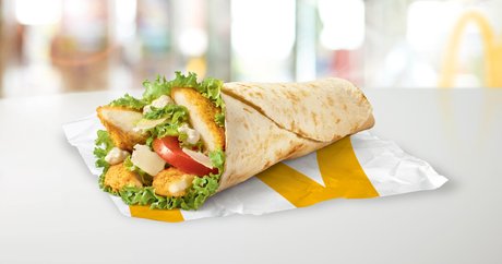 McWrap with Crispy Chicken and Parmigiano