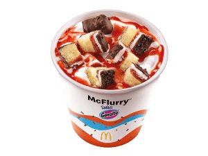 Strawberry Gansito McFlurry