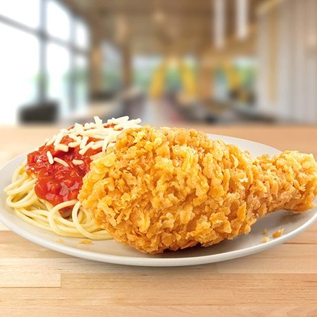 Chicken McDo with McSpaghetti