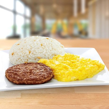 Sausage Platter with Rice