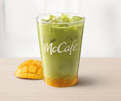 Iced Oat & Mango Matcha