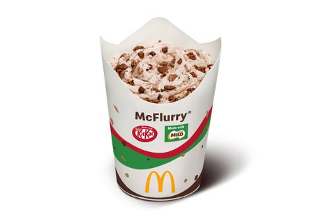McFlurry made with KITKAT and MILO