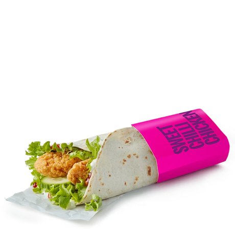 Crispy Sweet Chilli Chicken Wrap